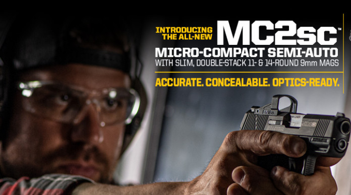 Mossberg MC2sc, la pistola semiautomatica microcompatta