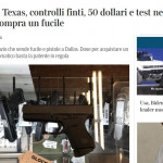 Articolo del Corriere della Sera sulle armi in America: un taglio criticabile Articolo del Corriere della Sera sulle armi in America, un taglio criticabile
