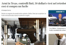 Articolo del Corriere della Sera sulle armi in America: un taglio criticabile Articolo del Corriere della Sera sulle armi in America, un taglio criticabile