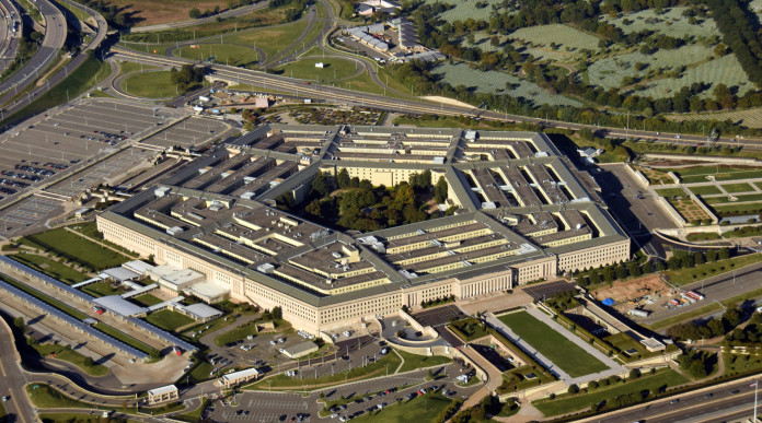 Nuove armi d’assalto per l’esercito americano: pentagono, sede del ministero della DIfesa americano, visto dall'alto