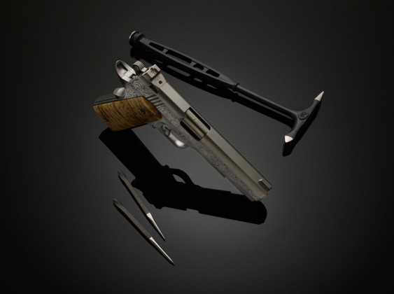 dall'alto, la pistola custom cabot guns titan