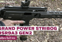Grand Power Stribog RSR9A3 Gen2 cal. 9×21 Imi, la prova a fuoco