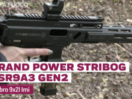 Grand Power Stribog RSR9A3 Gen2 cal. 9×21 Imi, la prova a fuoco