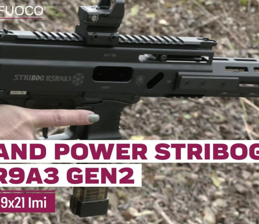 Grand Power Stribog RSR9A3 Gen2 cal. 9×21 Imi, la prova a fuoco