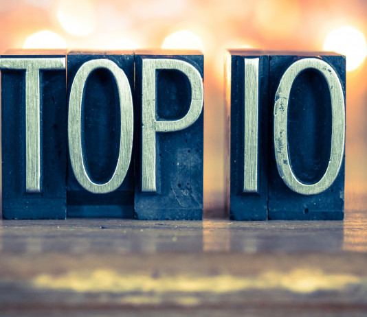 Le notizie di armi più lette del 2021 Le notizie di armi più lette del 2021: scritta top 10 in metallo