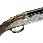 incisione sul fucile da collezione beretta sl3 dante