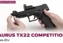 Taurus Tx22 Competition cal. .22 Lr, la prova a fuoco Taurus TX 22 Competition SCR