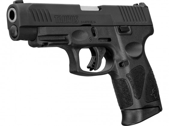 di tre quarti, la pistola da difesa taurus g3xl