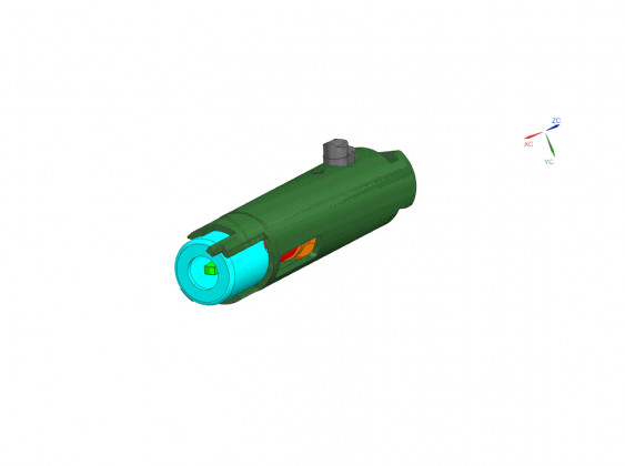 1st detail brx1 bolt-cylinder assembly