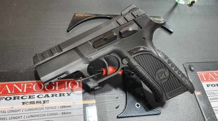 Tanfoglio Force Esse Carry, nuova pistola compatta 9x21 Imi e 9x19