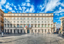 Validità del porto d’armi e stato d’emergenza: si torna alla normalità Validità del porto d’armi e stato d’emergenza: facciata di palazzo chigi, sede del governo italiano