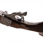 grilletto della carabina monocolpo rigby falling block in edizione limitata