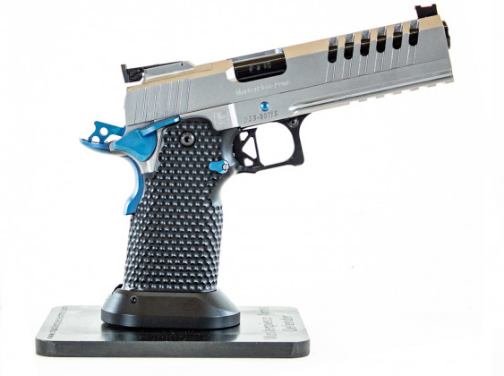 stainless blue masterpiece arms ds9 hybrid, pistola sportiva