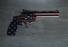 Doppia novità sulle armi in America Doppia novità sulle armi in America: pistola decorata con bandiera americana
