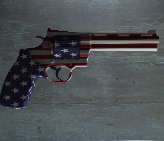 Doppia novità sulle armi in America Doppia novità sulle armi in America: pistola decorata con bandiera americana