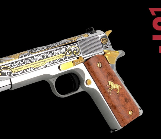 Sk The lost State of Jacinto – Sam Houston, la pistola custom da collezione Sk The lost State of Jacinto - Sam Houston, la pistola custom da collezione