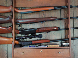 Trasferimento di armi al figlio: la sentenza del Consiglio di Stato Trasferimento di armi al figlio: tre carabine e un fucile nella rastrelliera