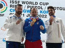 Coppa del mondo di tiro a segno: doppio podio per l’Italia nella pistola 10 metri Coppa del mondo di tiro a segno doppio podio per l’Italia nella pistola 10 metri