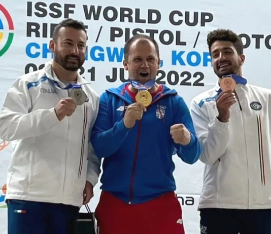 Coppa del mondo di tiro a segno: doppio podio per l’Italia nella pistola 10 metri Coppa del mondo di tiro a segno doppio podio per l’Italia nella pistola 10 metri