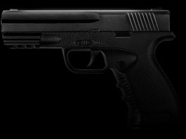 Revoca del porto d’armi dopo riabilitazione: una nuova sentenza Revoca del porto d’armi dopo riabilitazione: pistola su fondo nero