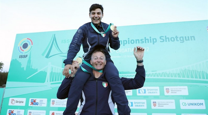 Mondiale di tiro a volo, oro per l’Italia mixed team (Giulia GRassia e Mauro De Filippis)