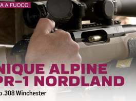 Unique Alpine Jpr-1 Nordland cal. .308 Winchester, prova a fuoco