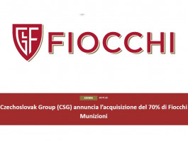Nuova proprietà ceca per Fiocchi munizioni Nuova proprietà ceca per Fiocchi munizioni