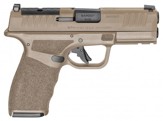 lato destro della springfield armory hellcat pro osp fde