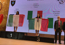 Mondiali Ipsc Handgun 2022, le foto delle premiazioni Podio Production Lady