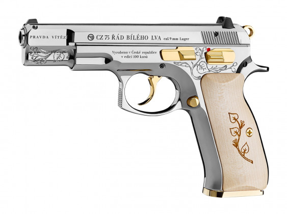 fianco sinistro della Cz 75 Order of the white lion