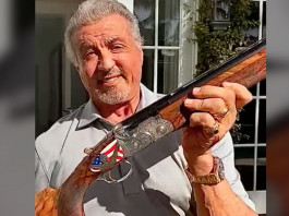 Beretta realizza un pezzo unico per Sylvester Stallone