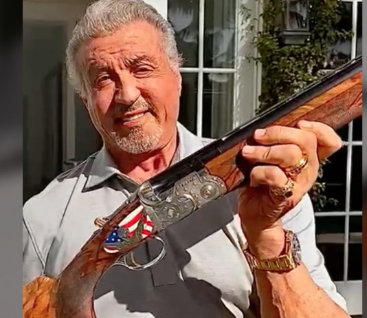 Beretta realizza un pezzo unico per Sylvester Stallone