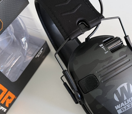Walker’s Razor Slim Electronic Muffs, udito protetto in poligono Walker’s Razor Slim Electronic Muffs, udito protetto in poligono