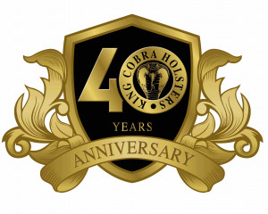 Logo 40 anni King Cobra Holsters