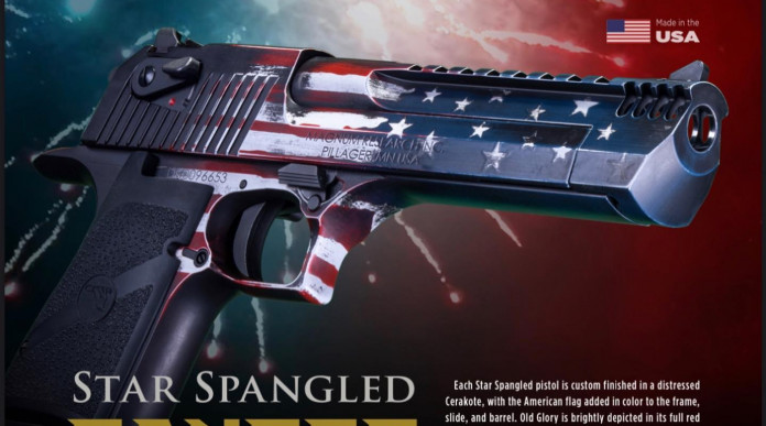 Magnum Research Star Spangled Banger, la Desert Eagle custom