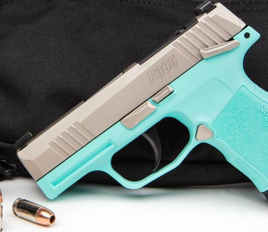 Sig Sauer P365 Robin’s egg blue, la pistola microcompatta celeste Sig Sauer P365 Robin’s egg blue, la pistola microcompatta celeste