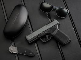 Springfield Armory Hellcat pro Osp Platinum gray: in grigio la pistola compatta Springfield Armory Hellcat pro Osp Platinum grey in grigio la pistola compatta
