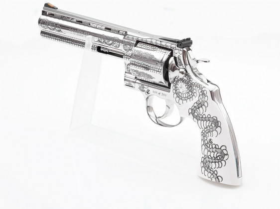 quarter left sk anaconda, revolver custom in edizione limitata