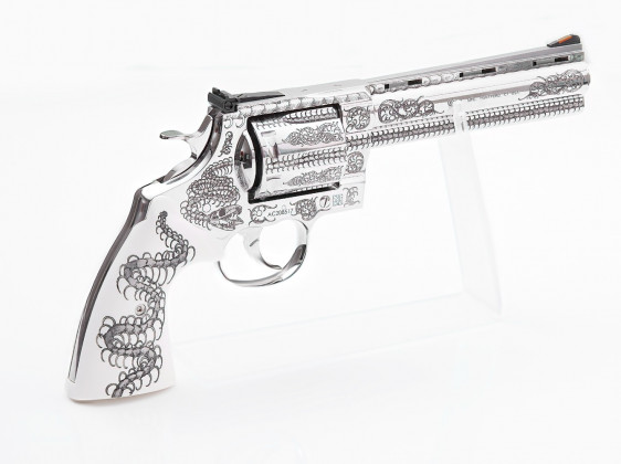 quarter right sk anaconda, revolver custom in edizione limitata