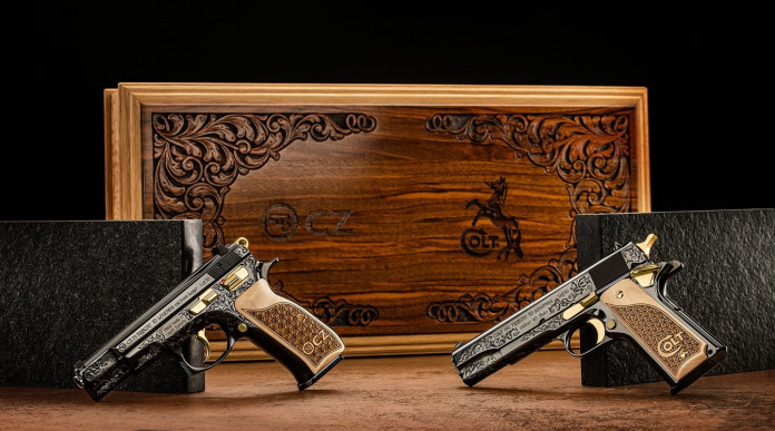 Cz 75 & Colt 1911 Tribute to legends, set di due pistole da collezione
