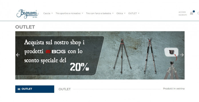 Online l’outlet Bignami per l’acquisto diretto