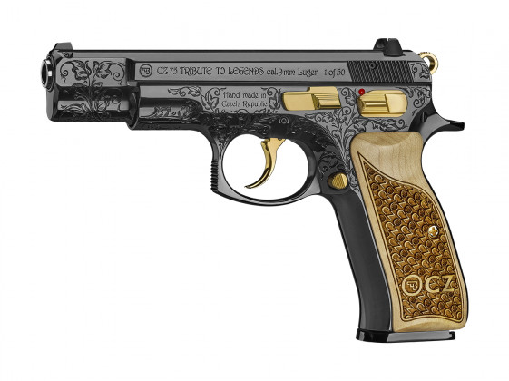 left side cz 75 tribute to legends pistole da collezione