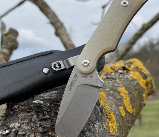 Mercury Kali, coltello a lama fissa piccolo ma con le spalle larghe Mercury Kali, coltello a lama fissa piccolo ma con le spalle larghe