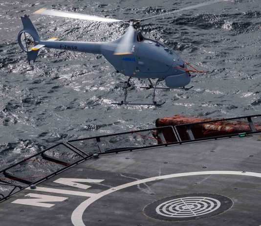 Testato sistema di volo senza pilota da una nave in mare Testato sistema di volo senza pilota da una nave in mare