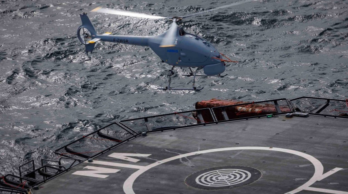 Testato sistema di volo senza pilota da una nave in mare