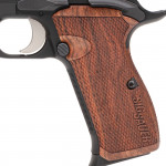 impugnatura della pistola da difesa custom sig sauer p210 carry custom, in legno di palissandro caraibico