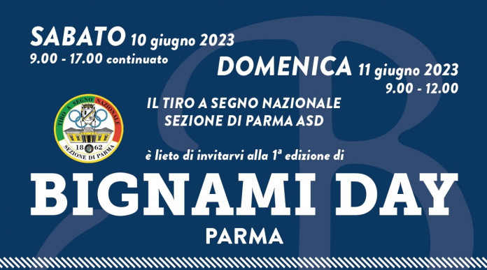 Bignami Day, il 10 e 11 giugno tappa al Tsn di Parma