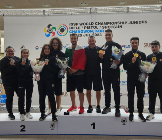Campionato del mondo juniores, tre medaglie nello skeet Campionato del mondo juniores, tre medaglie nello Skeet