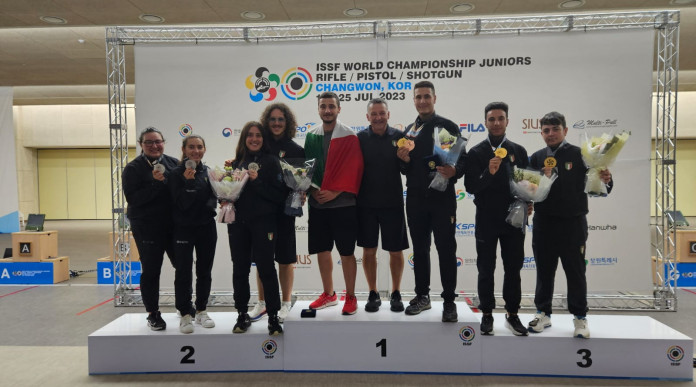 Campionato del mondo juniores, tre medaglie nello Skeet