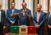 Fucile Beretta SL2 personalizzato per i 70 anni di Luciano Rossi Fucile Beretta Sl2 personalizzato per i 70 anni di Luciano Rossi